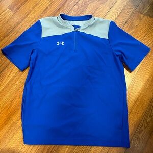 Under armour youth large zip shirt